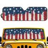 Creative Tiger Accordion-Style Off-Road Vehicle Sunshade Shield