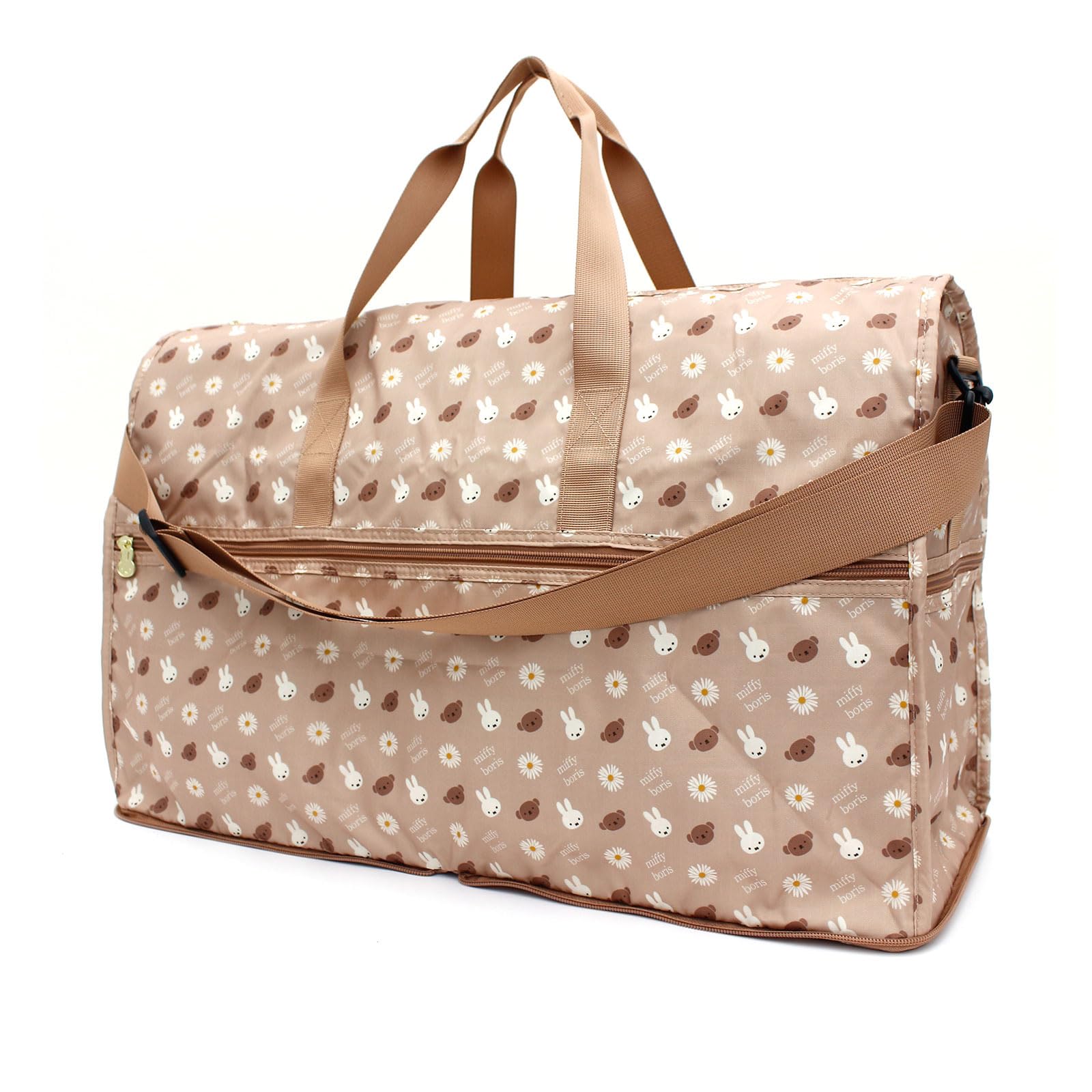 

Miffy Folding Boston H0004 Miffy Boris Flower Mocha [Hapitas] Bag, Large, B226. &