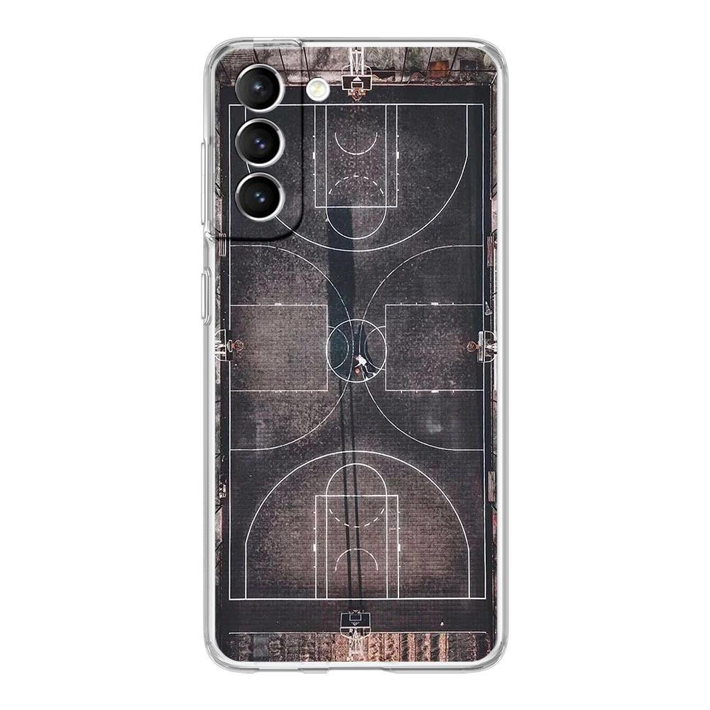 Basketball Court Sports Clear Silicone Phone Case For Samsung Galaxy S23 S22 5G S20 Ultra S21 FE 5G S10E S9 S8 S10 Plus Cover