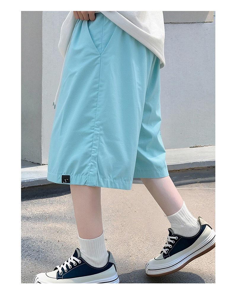 Boys' Summer Casual Korean-Style Shorts - Mid-Length Trendy Capri Pants
