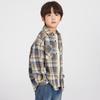 Duoduo Boys' Plaid Long-Sleeve Cotton Shirt