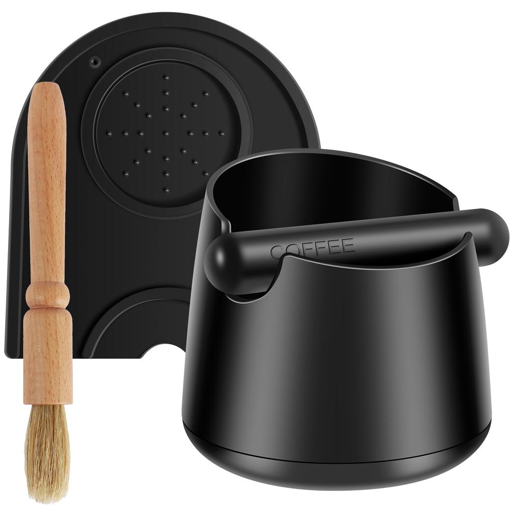 Coffee Knock Box Shock Absorbent Espresso Coffee Grind Dump Coffee Grind Knock Ground Bin Cafe Accessorie Maker Tool For Barista