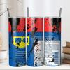 IM-OLD/WD-40 Themen Edelstahlbecher-Set, 20 oz, Isolierte Reisebecher mit Strohhalmen