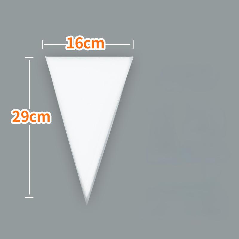 100pcs Set Disposable Piping Bag Pastry Pack Confectionery Equipment Baking Accessories Bakeware Butter Cake Silk Flower Tools