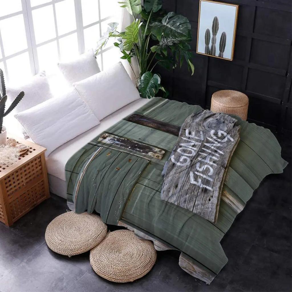 Flannel Fleece Bed Blankets Lightweight Cozy Throw Blanket for Couch Sofa Bedroom Adults KidsFire Basketball Twin Size 40"x50"