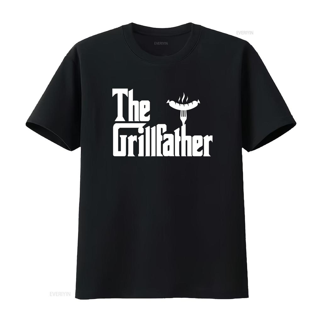The Grillfather T Shirt Perfect for Barbecue Lovers BBQ Enthusiasts Ideal Fathers Day From Wife vintage Washed designer clothes