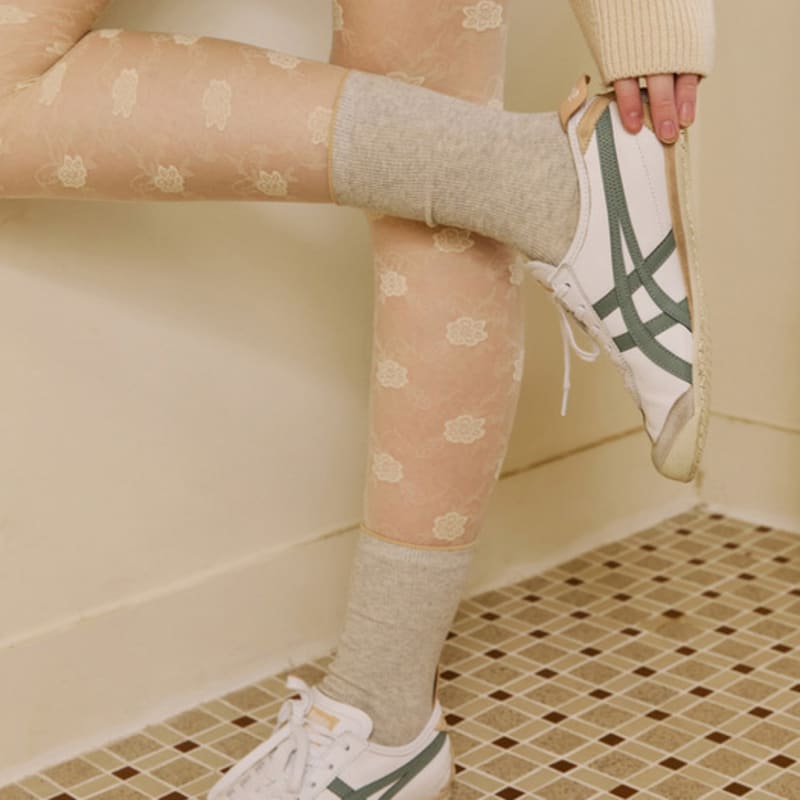 

НОСКИ APPEAL рубчик однотонные меланжевый серый M