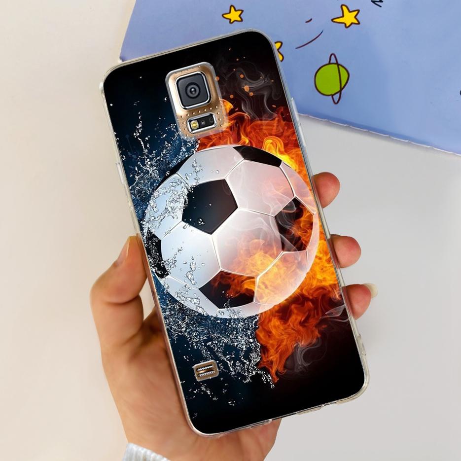 For Samsung Galaxy S5 Case SM-G900F G900I G900M Stylish Painted Cover Soft Silicone Phone Case For Samsung S5 S 5 GalaxyS5 Shell