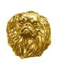 Pekingese, Pekinese, Peke - Dog Brooch In Decorative Box, Elegant Gold-plated Pin, Art-Dog Brand Jacket Pin