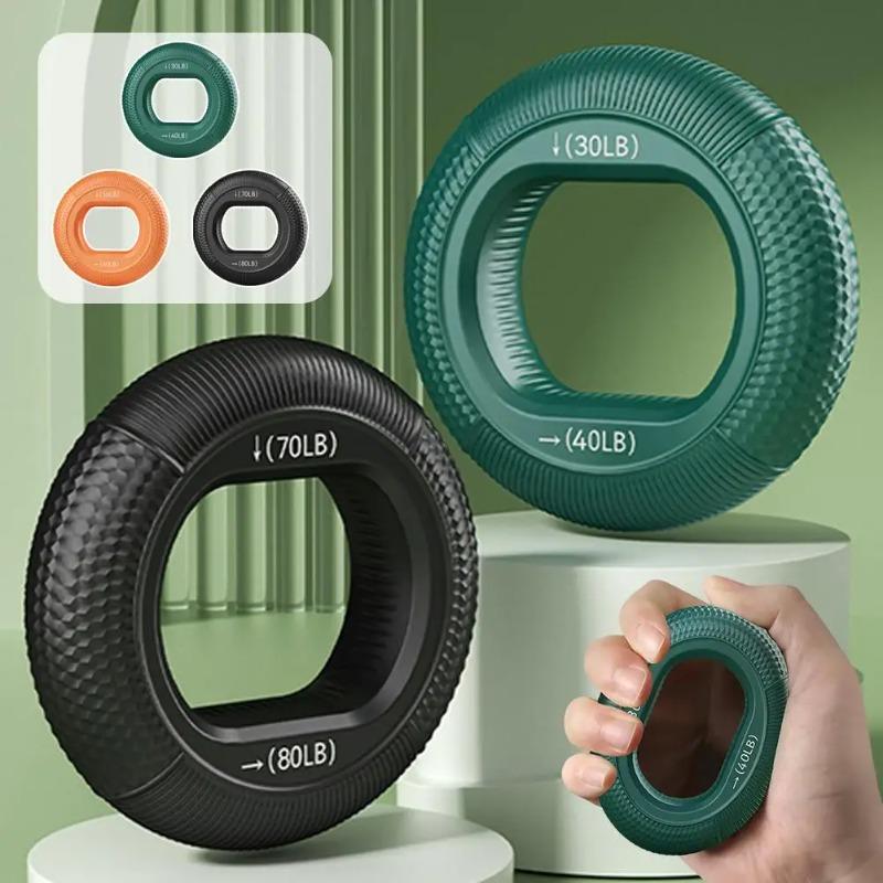 Impugnatura a Mano Regolabile in Silicone 20-80LB Anello di Presa Dita Avambraccio Espansore Carpale Allenamento Muscolare Esercizio Palestra Fitness