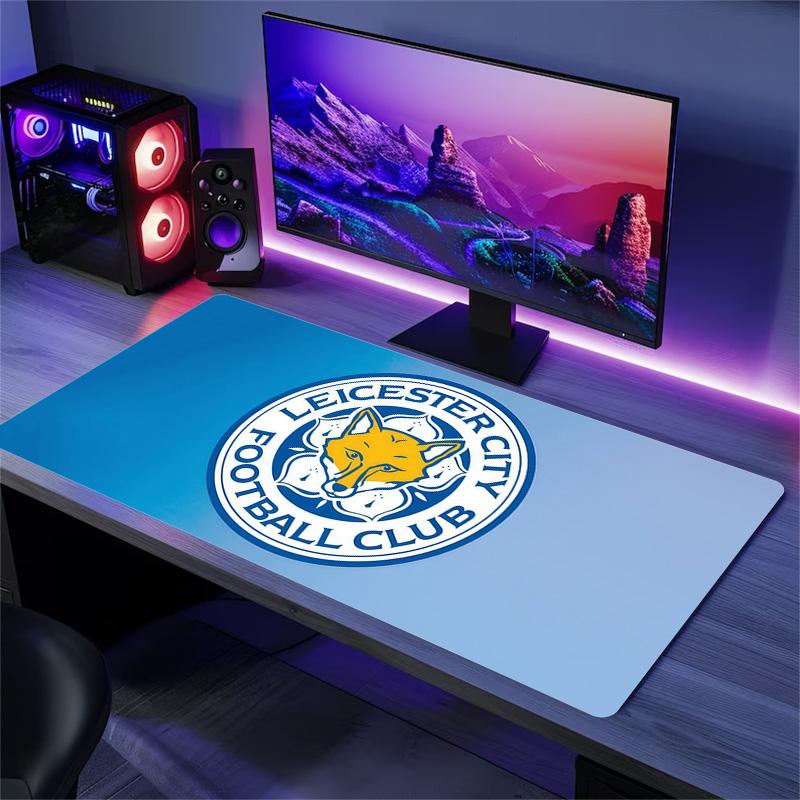 Leicester City Football Club Print  Cushion Non-slip Laptop Tablet Big Mousepad XXL Mat Mini PC Playmat With Lock edge