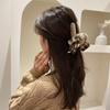 New Korean Style Hairy Hair Accessories with Bow Tie Autumn Hair Clip Women's Back of The Head Clips Big Hair Clips Shark Clips