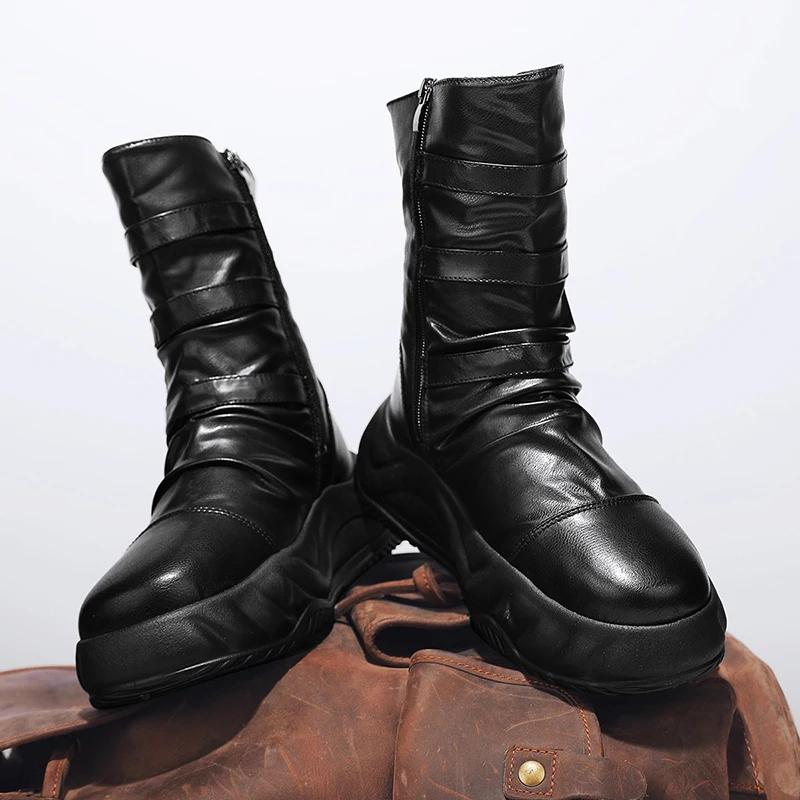 Mokasíny Zimní boty pro muže Kotníkové boty Ležérní tenisky Pánské tenisky Boty pro muže Neklouzavá Móda pro sport a volný čas Novinka