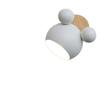 Nordisch Kreativ Macaron Schlichte Persönlichkeit Schlafzimmer Micky Cartoon Warmes Kinderzimmer Nachttischlampe Holz Wandlampe