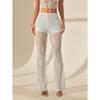 TIFICY Women's Fashion Casual Solid Color Print High Waist Trousers Pants & Capris