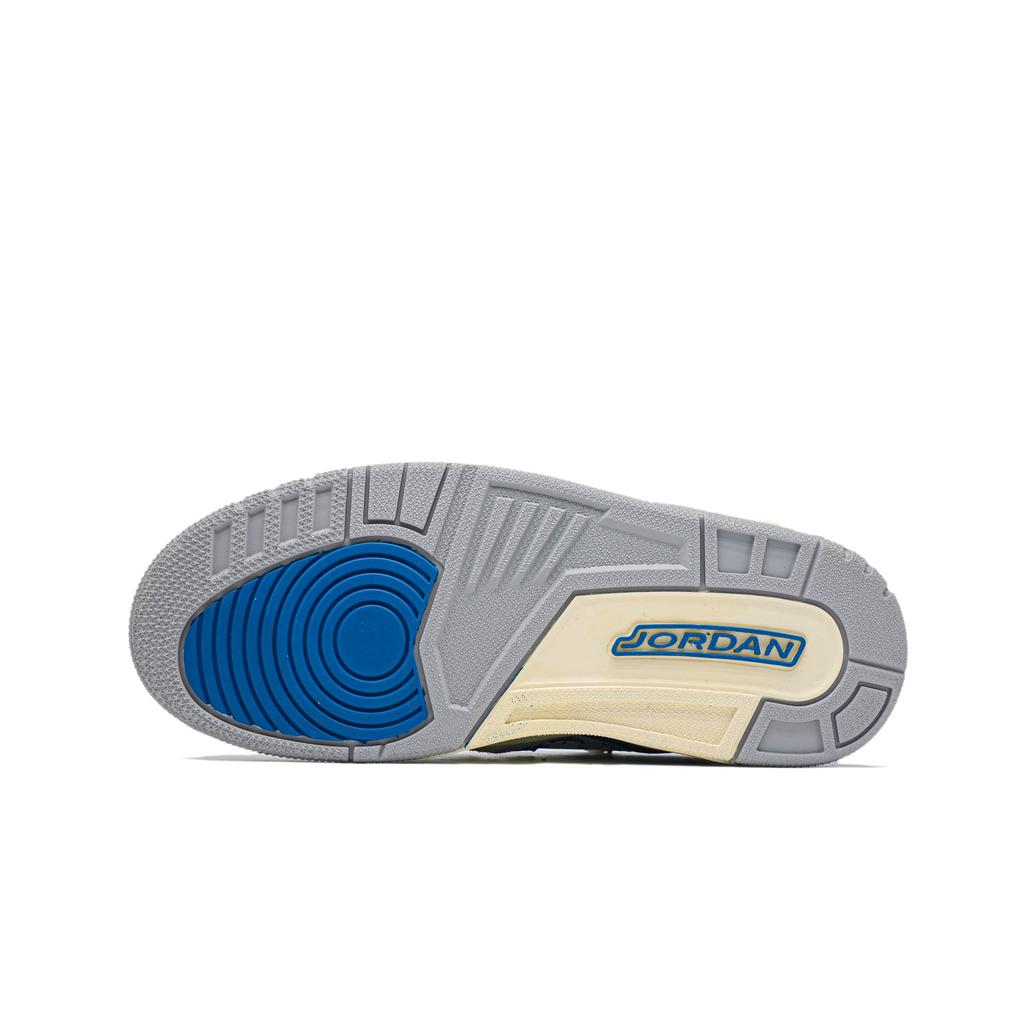Jordan Legacy 312 Sea Tide Navigation Synthetic Leather Cushioning, Wear Resistant Low top Vintage Basketball Shoes CD7069-141(Team947-)
