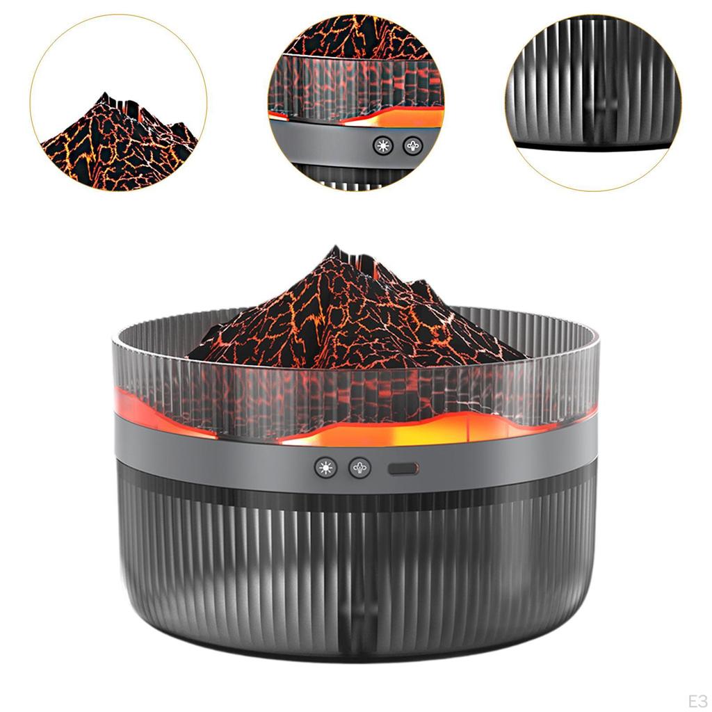 Air Humidifier 2 Mist Modes Comfortable Convenient Refilling Aroma Diffuser with Red and Blue Lights