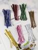 500Pcs 10cm Laser Wire Metallic Twist Ties DIY Baking Packaging Lollipop Dessert Candy Sealing Gift Bag Decor