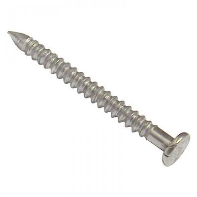 Forgefix Annular Ring Shank Nails, Bright Finish