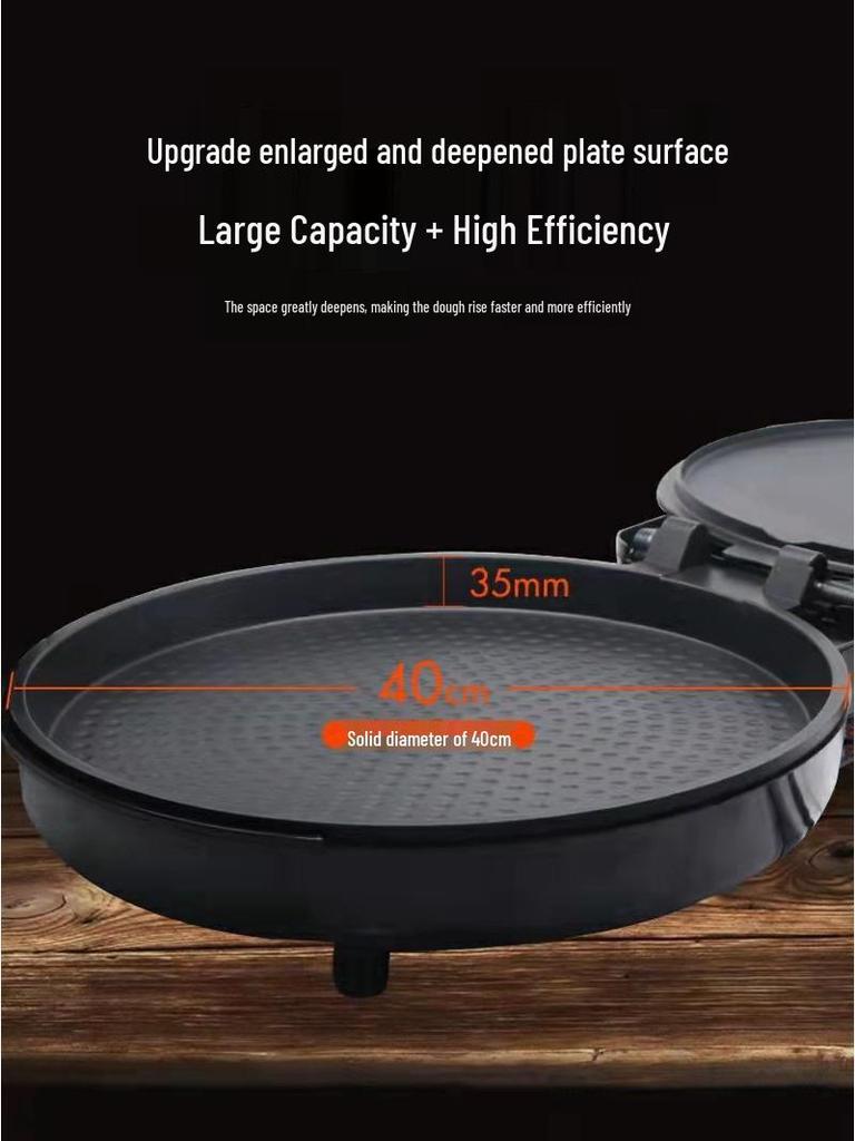 Elektrický palačinkovač s oboustranným ohřevem a prohloubenou plotnou - Komerční a domácí grilovací pánev