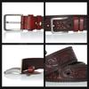 Genuine Leather Belts for Men Designer Belt Male Print Vintage Pin Buckle Luxury Strap New Fashion High Quality