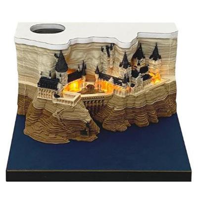 Papírové poznámky, umělecké stavební bloky, 3D dekorace, samolepky s poznámkami pro učitele, přátele, kolegy