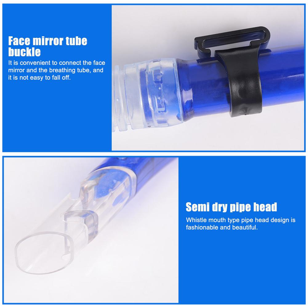 Professional Diving Mask Snorkels Set Waterproof Goggles Glasses Easy Breath Tube Set Diving Equipment