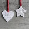 Plaster Clay Craft Gypsum Casting Molds with Hanging Loop Pendant Molds  for Resin Clay Plaster