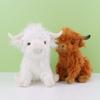 Scottish Highland Cow Plush Toy Simulation Shaggy Cow Doll Dolls