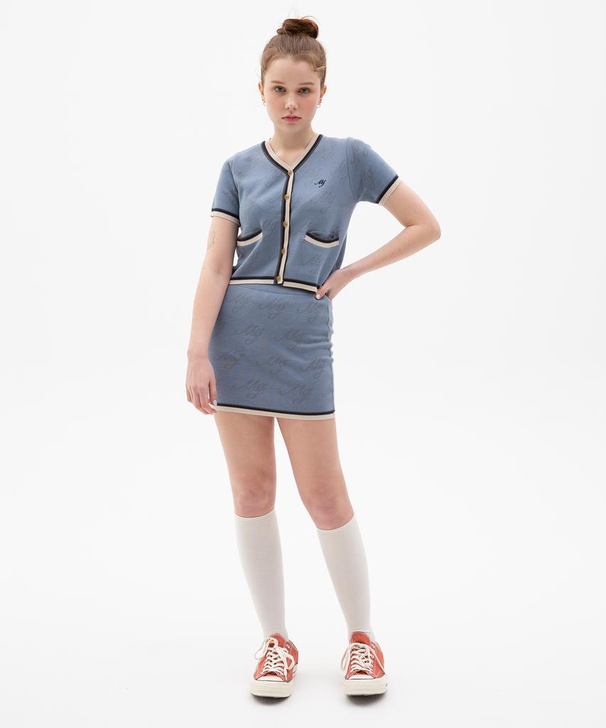 Mary James (W) Uriju Skirt - Skyblue