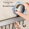 Sliding Suction Cup Kitchen Hooks: No-Drill Aluminum Wall-Mounted Spatula Storage Rail
