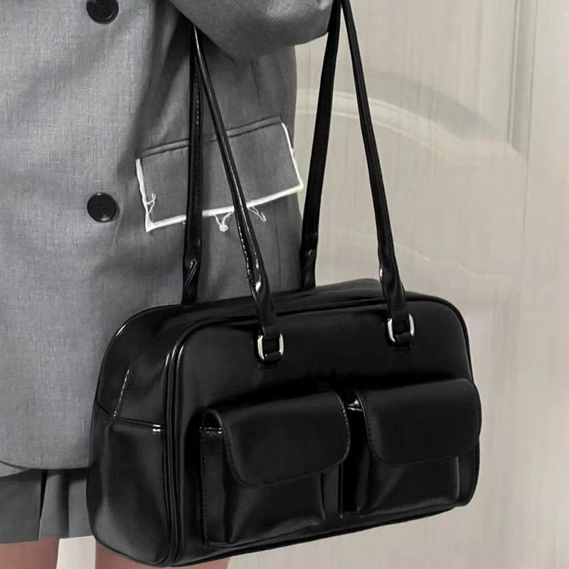Korean Women'S Bag Retro College Style Large Capacity Leisure College Student Class Commuter Bag Shoulder Portable