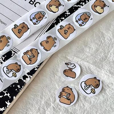 500 Stücke Cartoon Capybara Aufkleber Decals Dekoration Diy Telefon Notebook Koffer Laptop Kühlschrank Kinder Aufkleber