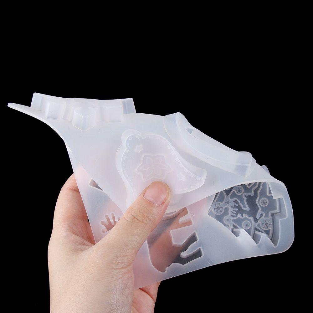 Pendant Resin Crafts Resin Ornament Christmas Decoration Casting Mould Epoxy Mold Silicone Mold