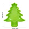 Christmas Silicone Baking Mold Classic Green Christmas Tree Pendant Mold for Chocolate Cake Jelly Suitable for Christmas