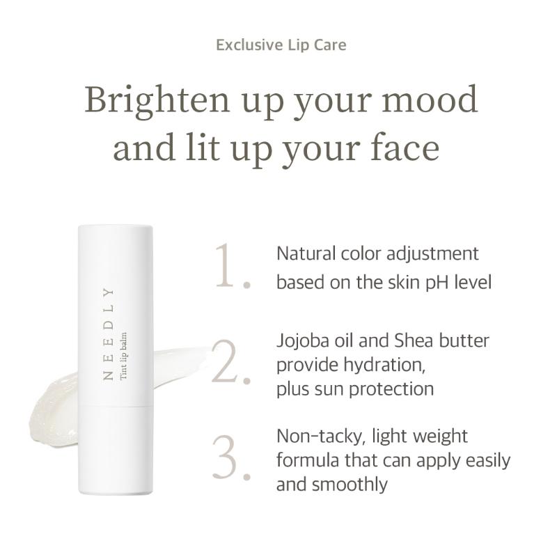 NEEDLY Vegan Tint Lip Balm 3.8g/Natural Lip Color/Moisturizing