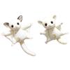 Portachiavi Peluche Scoiattolo Volante Morbido Peluche Glaucomys (Sugar Glider) Ciondolo per Borse Zaini Carina Mini Bambola Animale Regalo per Bambini