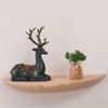 Simple Solid Wood Storage Rack Wall Hanging Modern Non Pounching Multi Layer Load Bearing Shelf Home Organizer Friend Gift