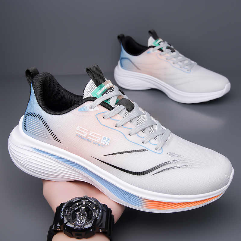 Fashion Summer Flat Sole Sneakers High Top Men Sport Boots Man Shoes Brown Sneakers For Men Life Due To Global Brands Different