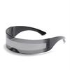 Future Cyberpunk Rimless Sunglasses Retro Sun Glasses Punk UV400 Mirror Eyewear Vintage Gothic Steampunk Party Glasses