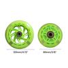 Scooter Wheel Flashing Light Wheels Pink/Black-/Green- PU+Metal Skateboard Parts