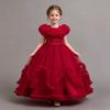 Girls Long Princess Tulle Dress Children Formal Party Gown