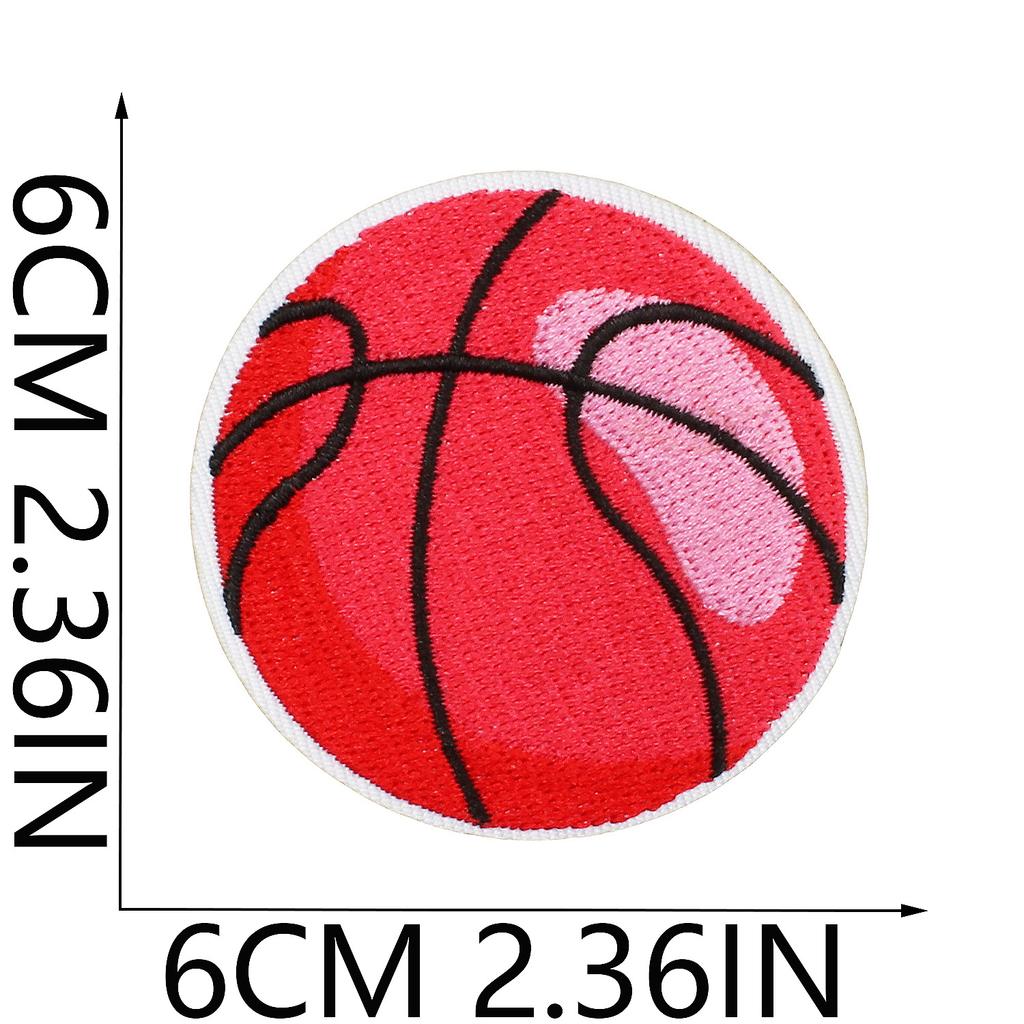 Star Watermelon Embroidery Cloth Sticker Football Patch Sticker Clothes Decoration Basketball Mushroom Shrimp Computer Embroidery Chapter Sticker
