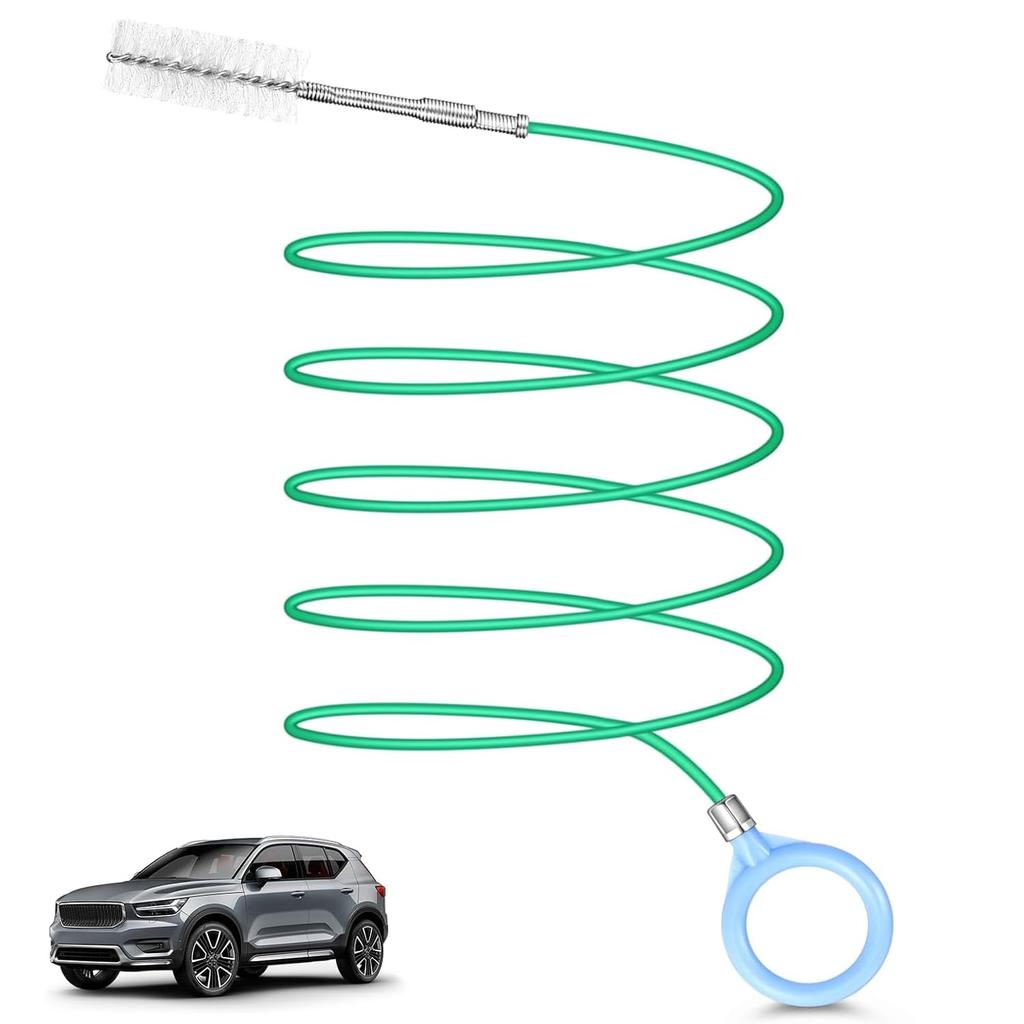 5m Car Sunroof Drain Cleaning 10ft for Cleaning Car Sunroof Drain Clearing Clogs from Car Sunroof Pipe Cleaning Brush Brush, (5m) Holes, Drains,