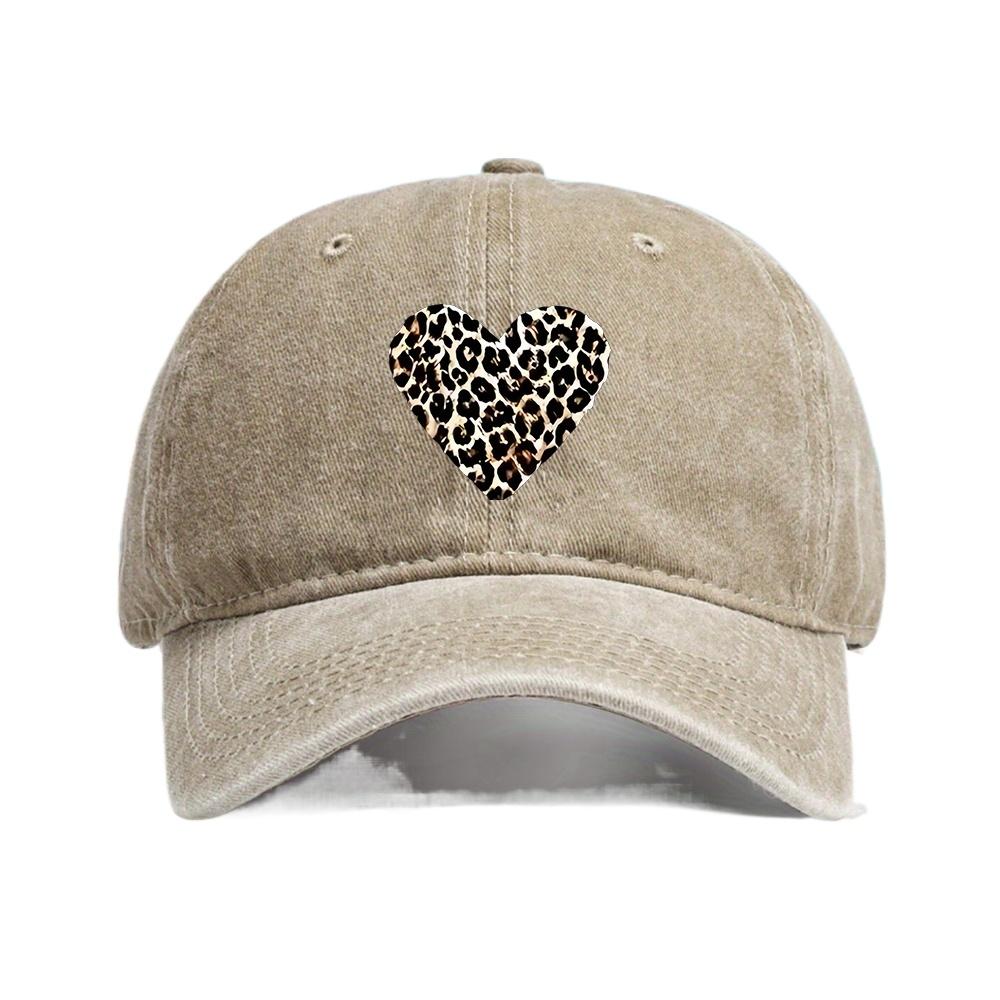 Washed Cotton Print Dad Cap Unisex Vintage Baseball Cap Soft Top Sun Hat For Fashionable Outdoor Daily Streetwear Travel