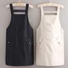 Waterproof Strap Double Flip Pocket Apron, Kitchen Cleaning Apron Waist Cost Overalls