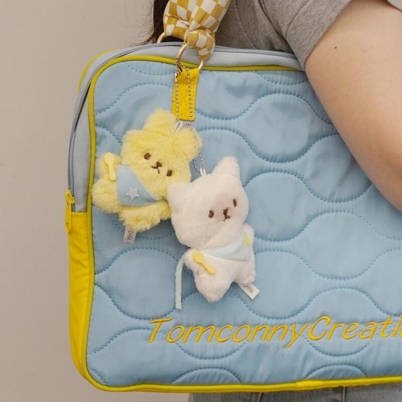 

Кролик Кошка Брелок Кукла Подарочный Пакет Групповой Подарок 2 Штуки Животное Yellow Rabbit