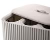 Tota Lux Joseph Joseph Cotton Bags Triple Laundry Basket with 3 Compartments