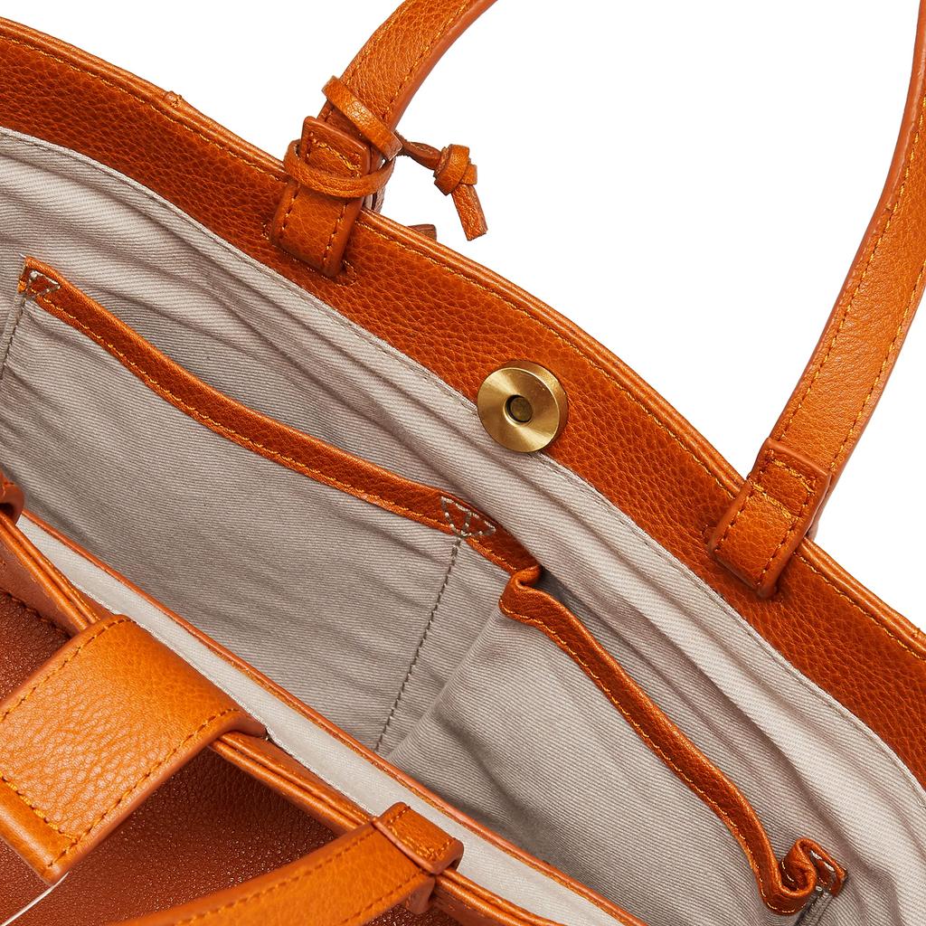 Peaks Peak Women's Cowhide Tote Bag YT-3900CM, Camel