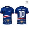 2026 New Cape Verde Flag Printed T-shirt Men And Women Quick Dry Breathable Outdoor Sports Jersey Summer Casual Football Tee